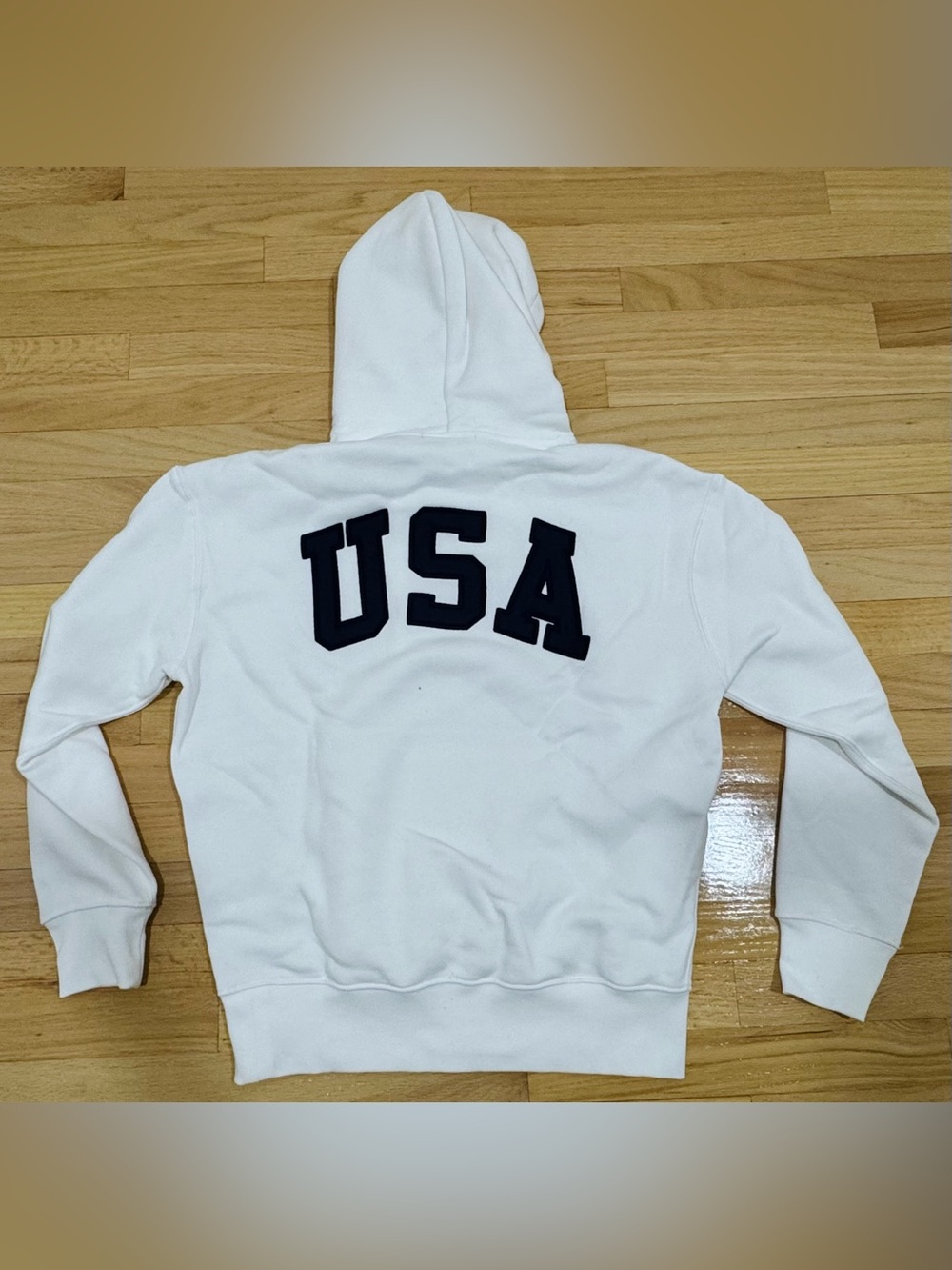Polo Ralph Lauren Men’s Team USA Olympic Flag Pony Stitched Hoodie White NWT S-M